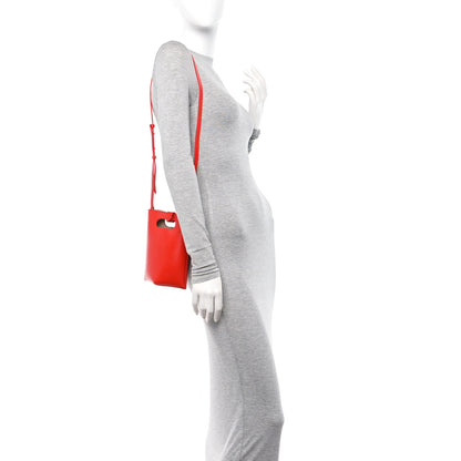 Alaia Calfskin Small Folded Bag Red 2 of 12