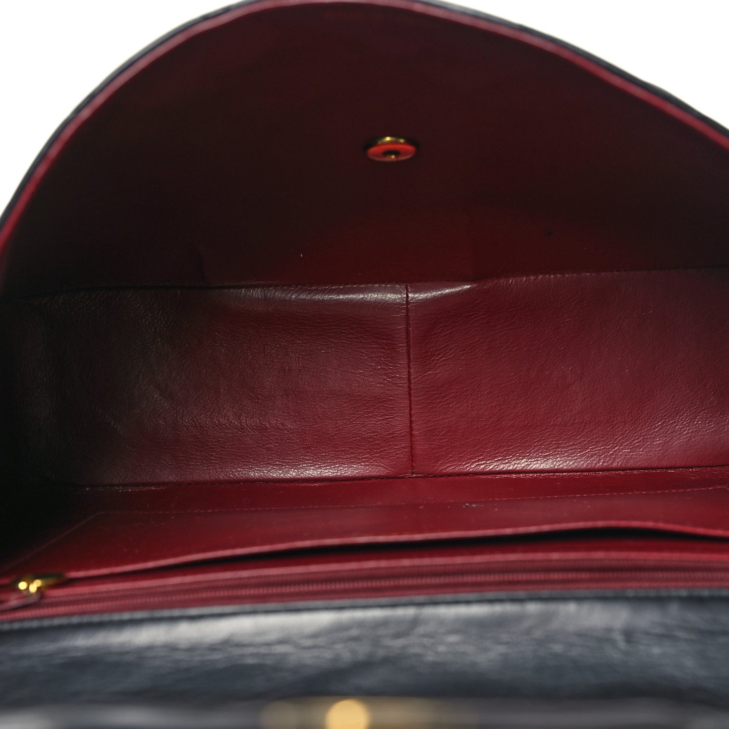 Lambskin Quilted XL Jumbo Single Flap Black