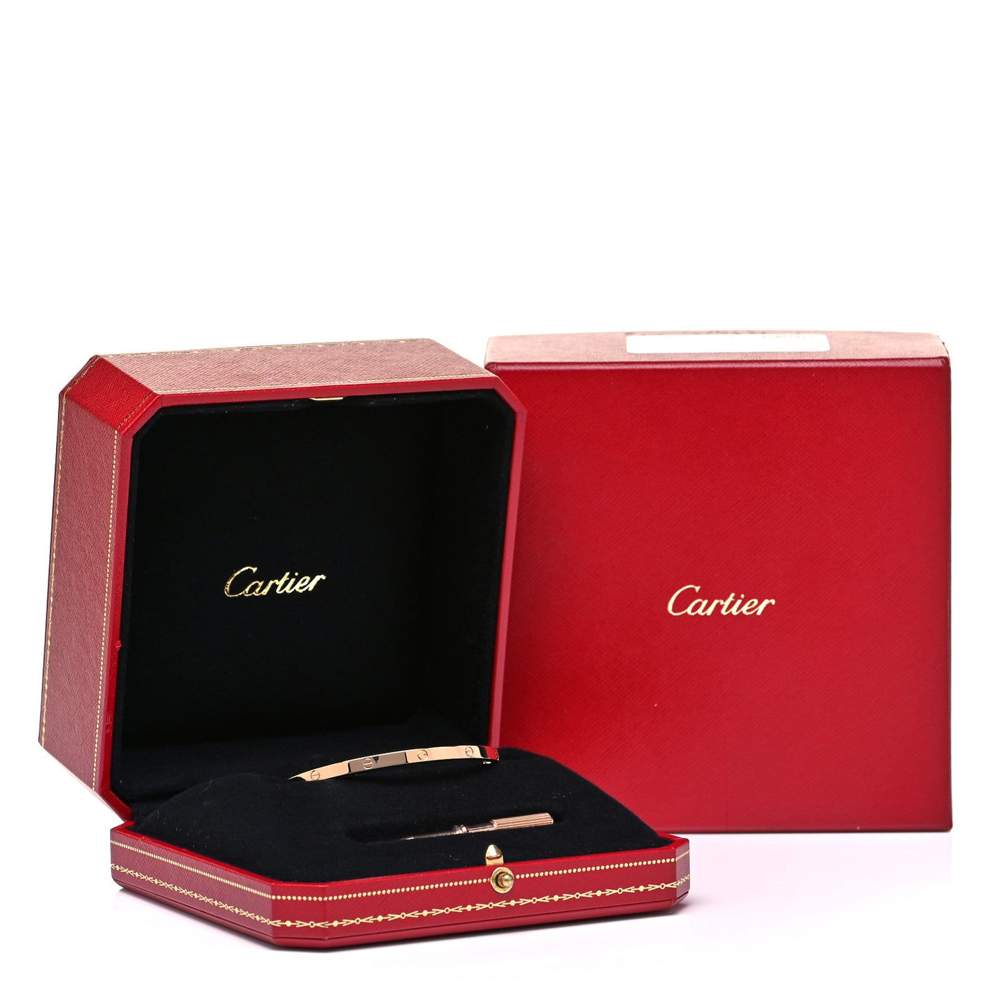 18K Pink Gold Small LOVE Bracelet 17