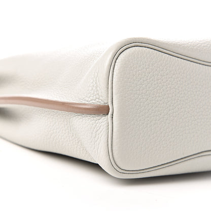 Hermes Taurillon Clemence So Kelly 22 Gris Perle Crevette 6 of 9