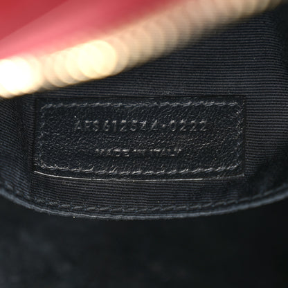 Saint Laurent Calfskin Matelasse Monogram Lou Camera Bag Rouge Eros 7 of 12
