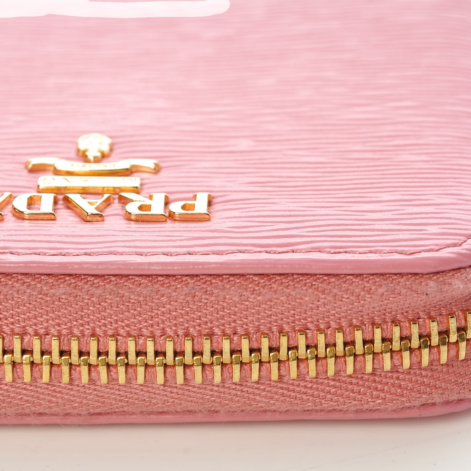 Prada Vitello Move Metal Coin Purse Geranio 7 of 10