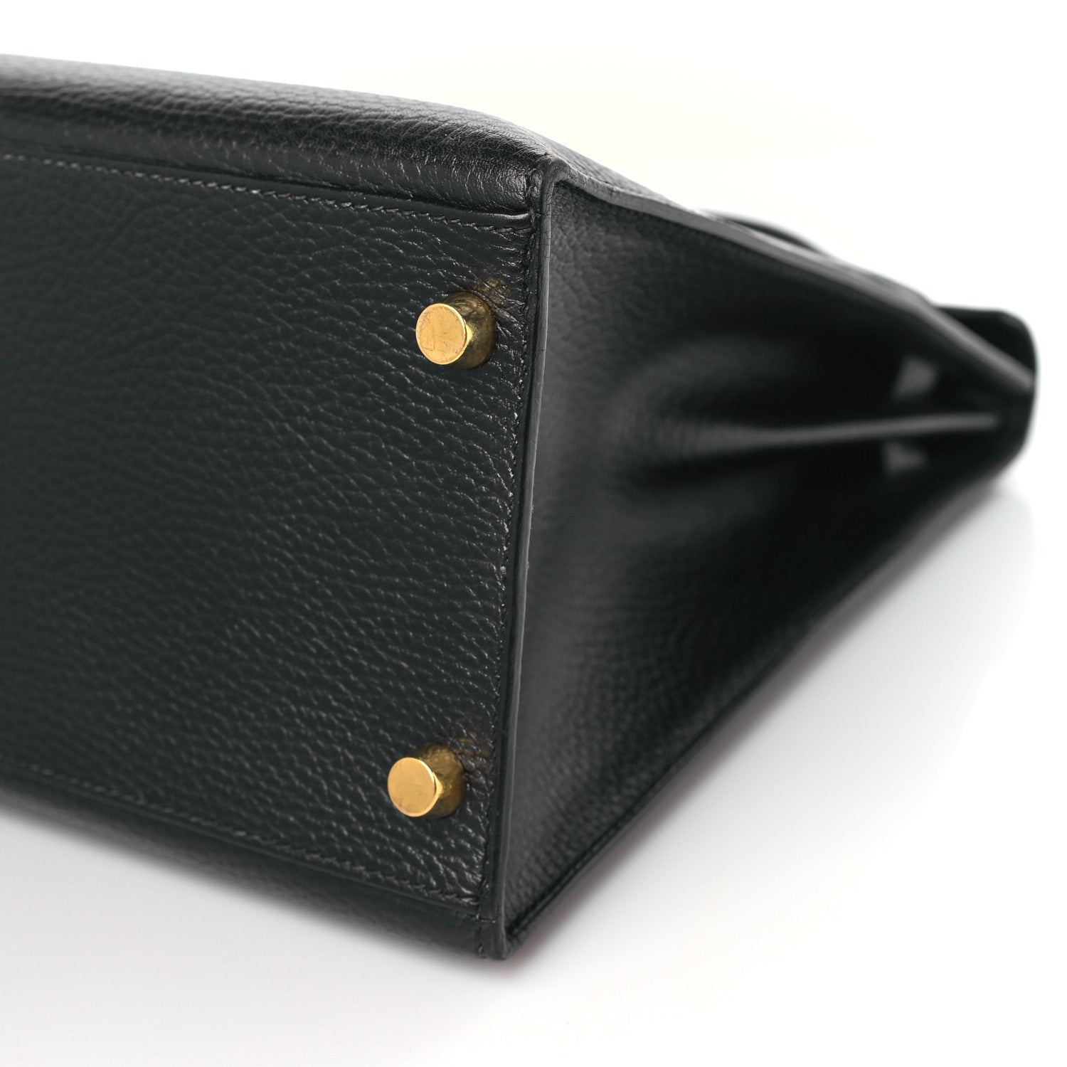Hermes Vache Liegee Kelly Sellier 35 Black 12 of 12