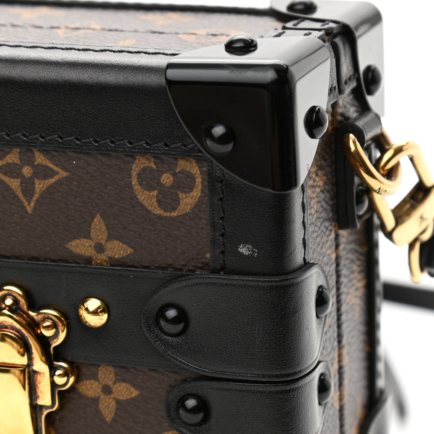 Louis Vuitton Monogram Petite Malle Black 10 of 11