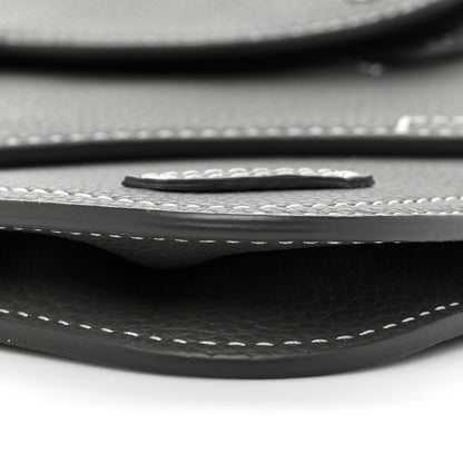 Christian Dior X KAWS Grained Calfskin Saddle Wristlet Grey 9 of 9