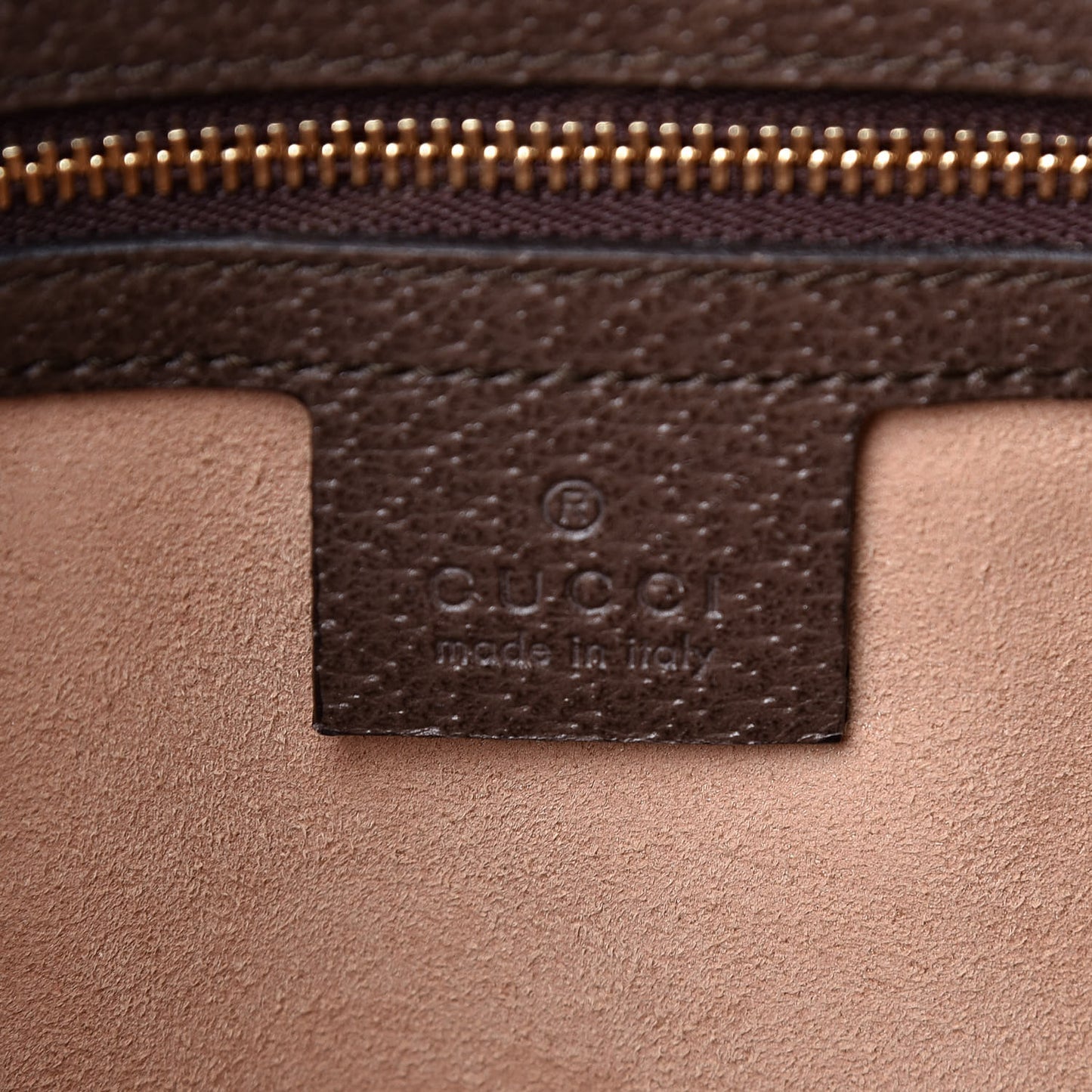 GG Supreme Monogram Web Medium Ophidia Top Handle Dome Bag Brown