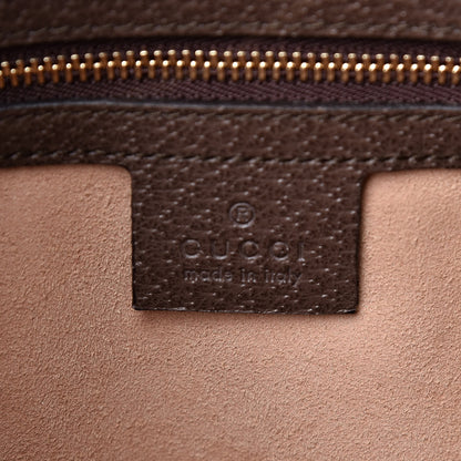 Gucci GG Supreme Monogram Web Medium Ophidia Top Handle Dome Bag Brown 6 of 13
