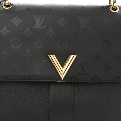 Louis Vuitton Calfskin Monogram Very One Handle Black 7 of 11