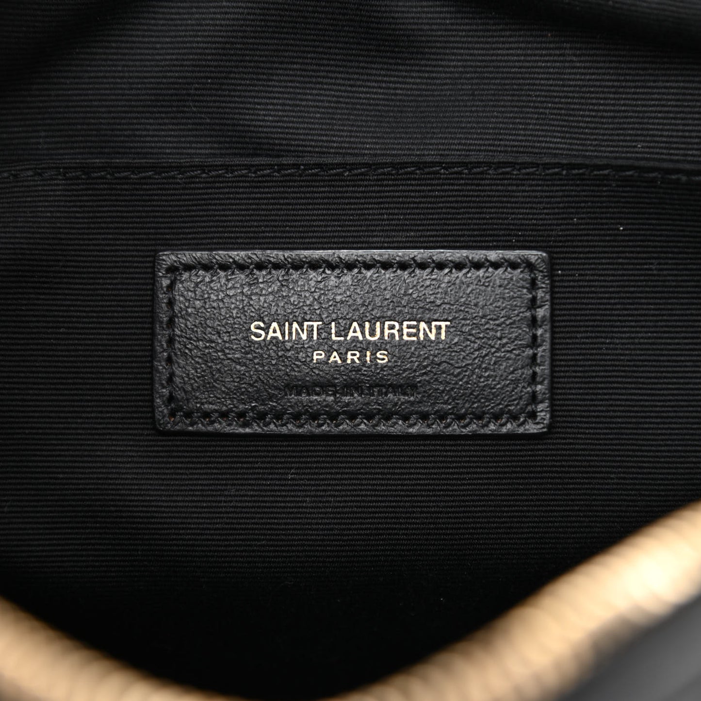 Calfskin Matelasse Monogram Lou Camera Bag Black