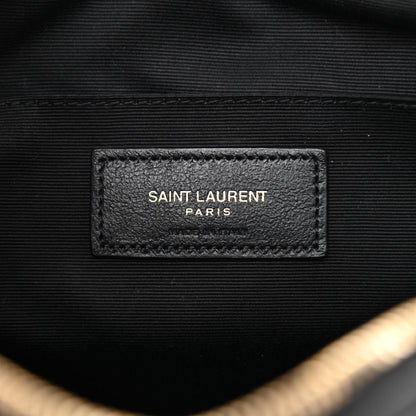 Saint Laurent Calfskin Matelasse Monogram Lou Camera Bag Black 6 of 8
