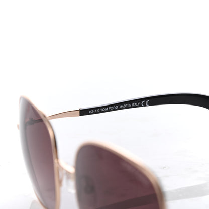 Tom Ford Acetate Georgina Sunglasses TF499 Purple 5 of 7