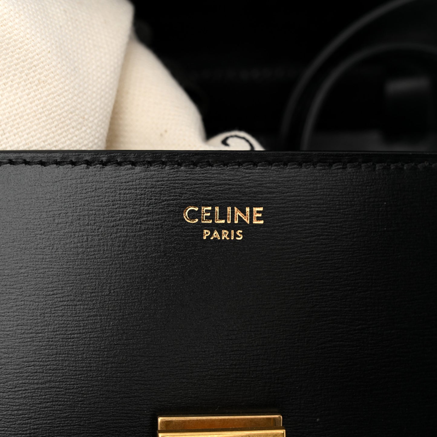 Box Calfskin Teen Classic Box Flap Bag Black