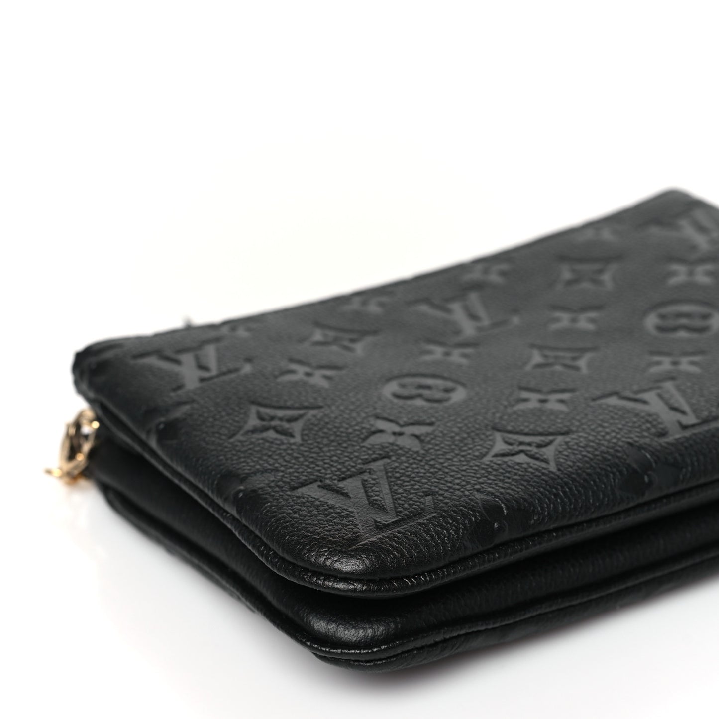 Empreinte Double Zip Pochette Black