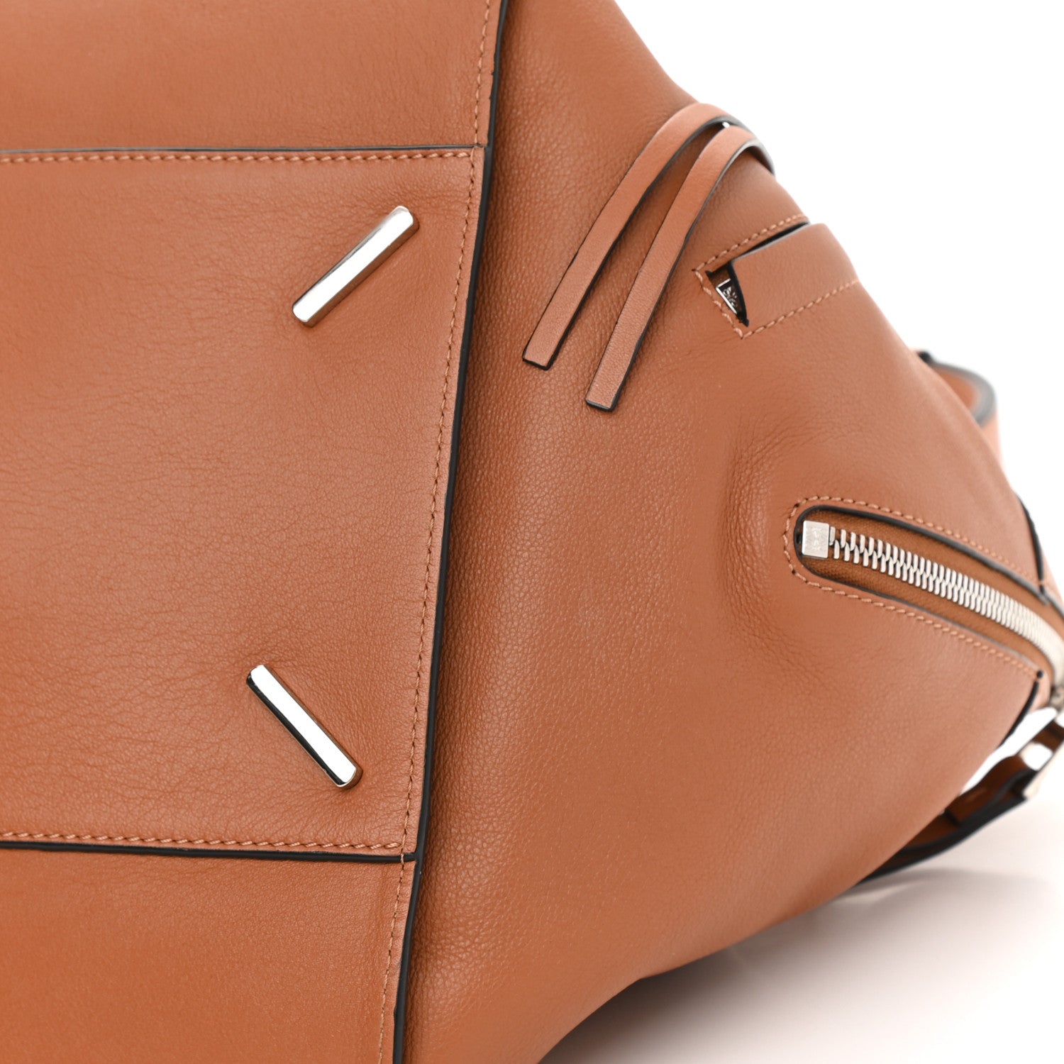 Loewe Grained Calfskin Small Hammock Shoulder Bag Tan 10 of 11