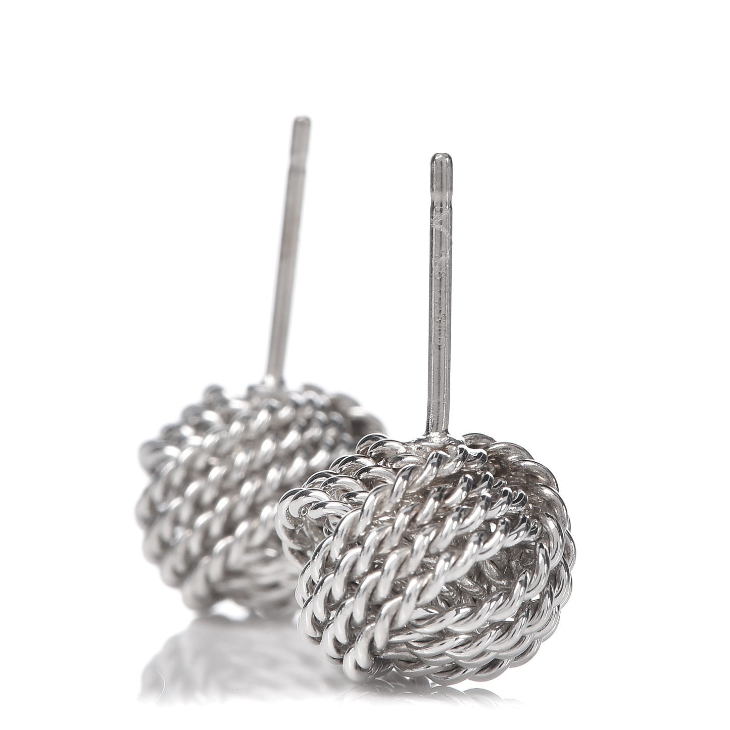 Sterling Silver Twist Knot Earrings