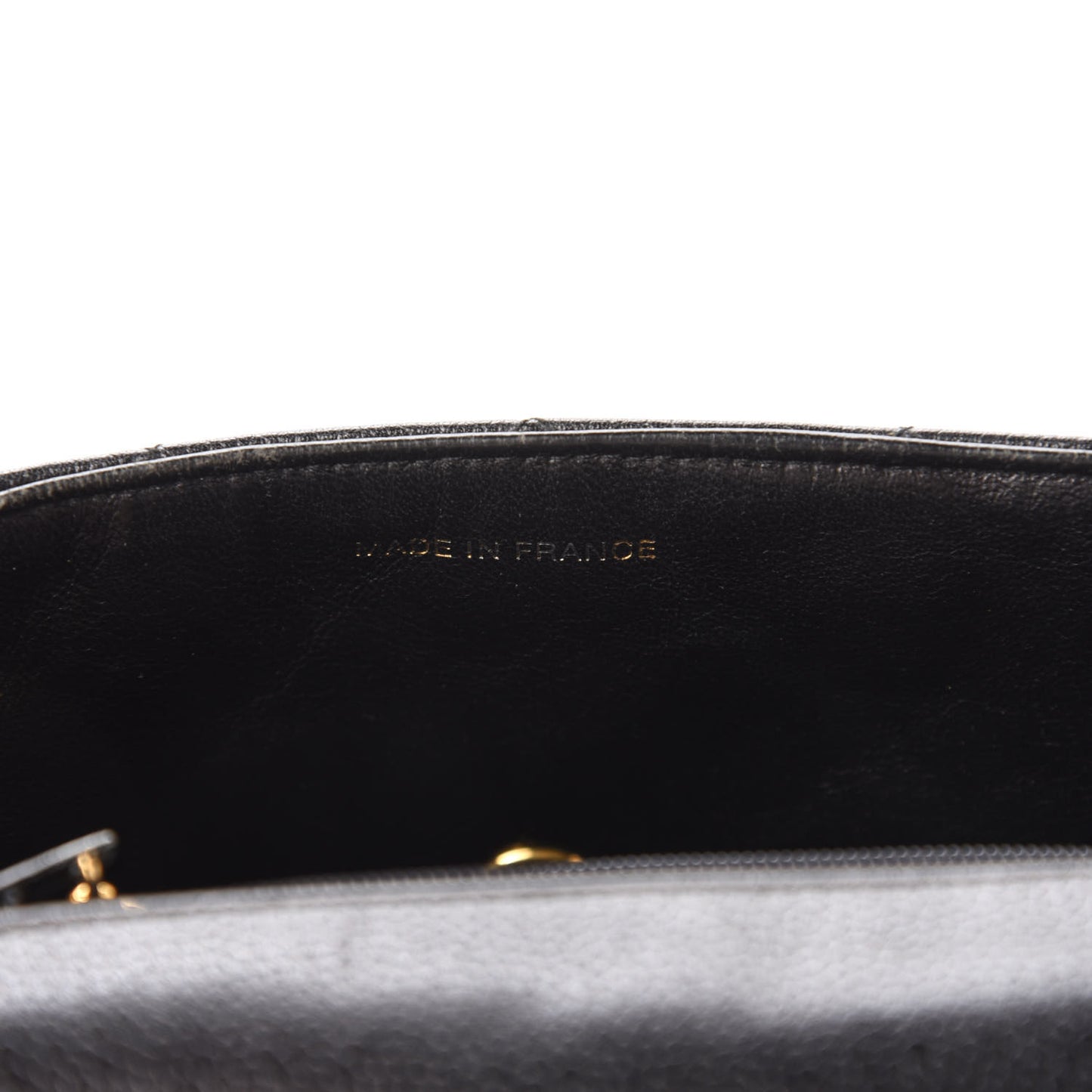 Caviar Quilted Small Single Flap Black