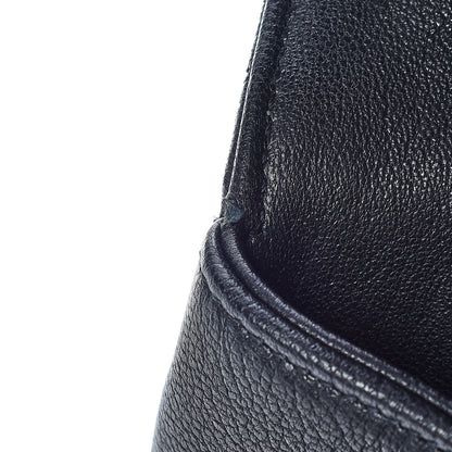 Saint Laurent Sheepskin Matelasse Chevron Monogram Large College Satchel Black 11 of 13