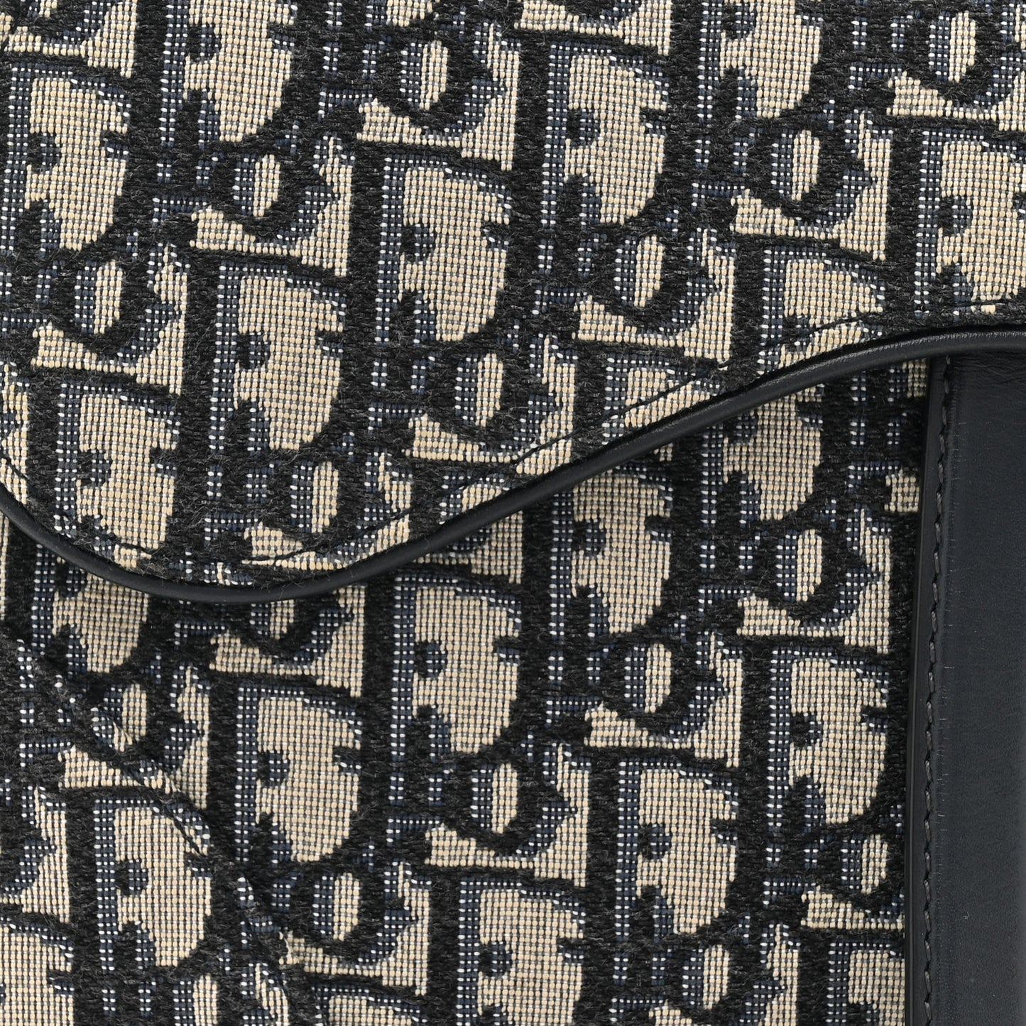 Oblique Saddle Bag Blue