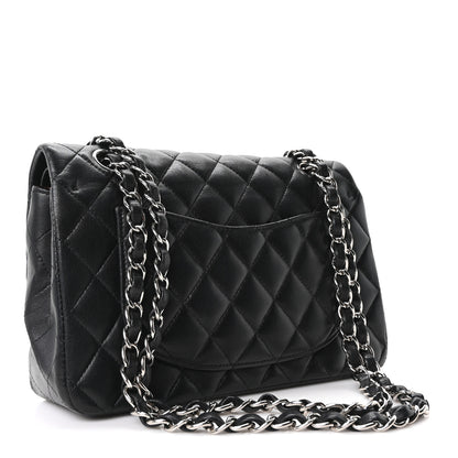 Chanel Lambskin Quilted Small Double Flap Black 3 of 10