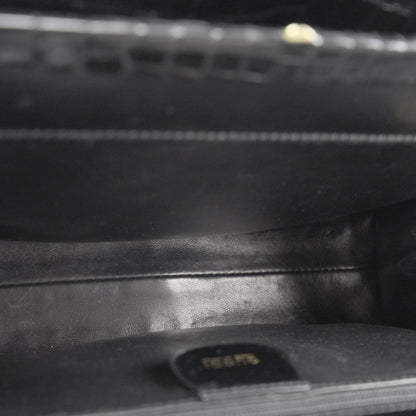Gucci Crocodile Frame Bag Black 6 of 9
