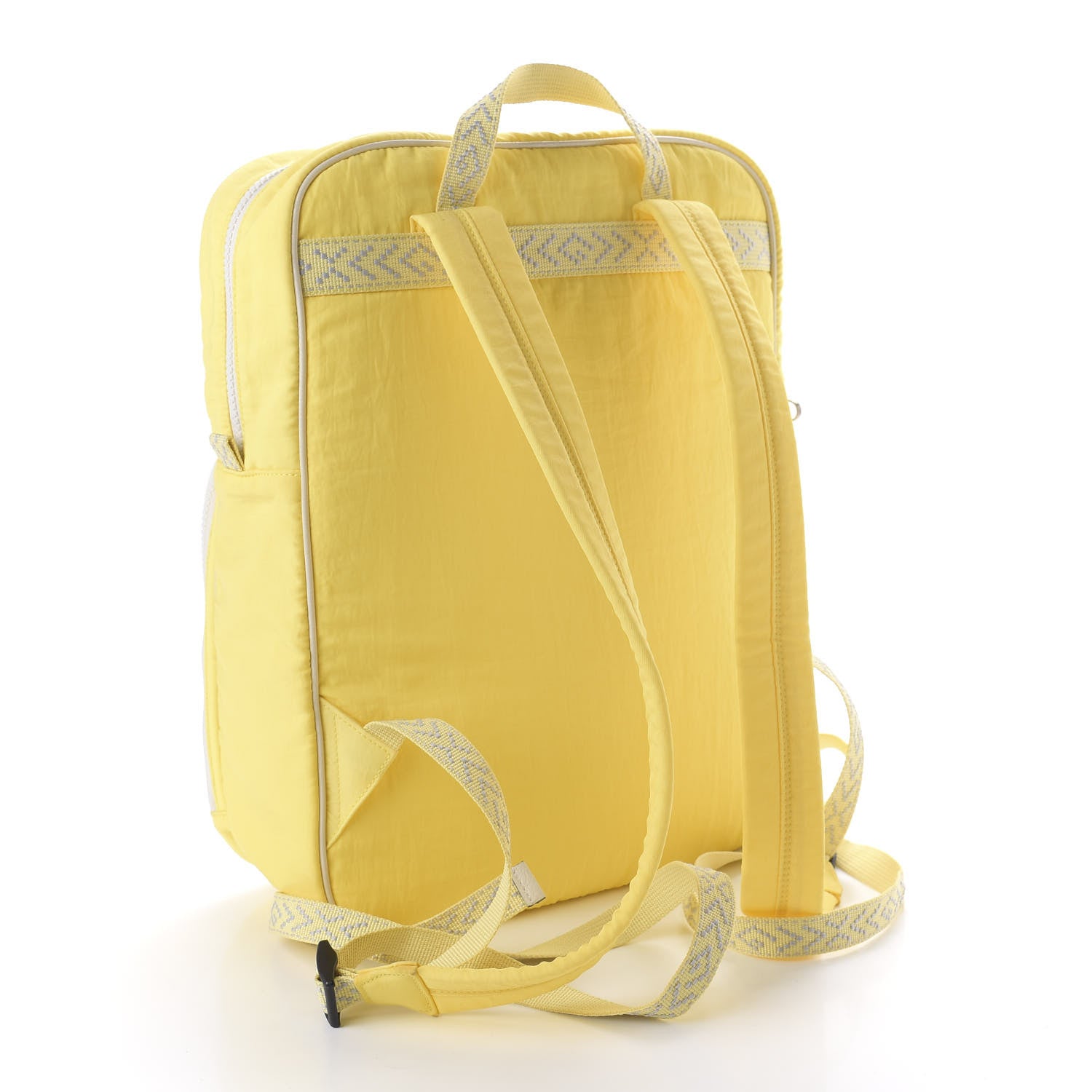 Gucci Nylon Twill Blind For Love Interlocking G Backpack Pastel Yellow Multicolor 2 of 9