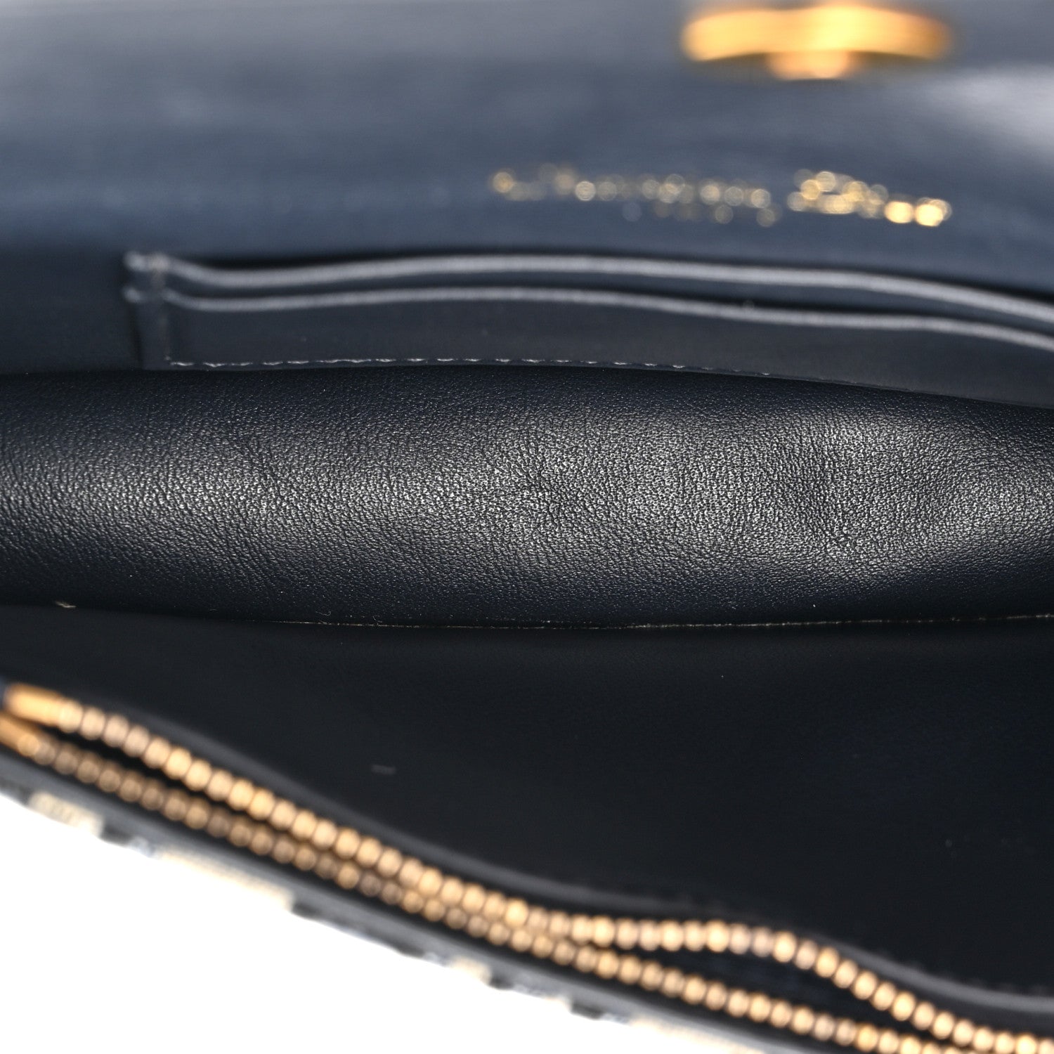 Christian Dior Oblique Saddle Belt Bag Blue 5 of 14
