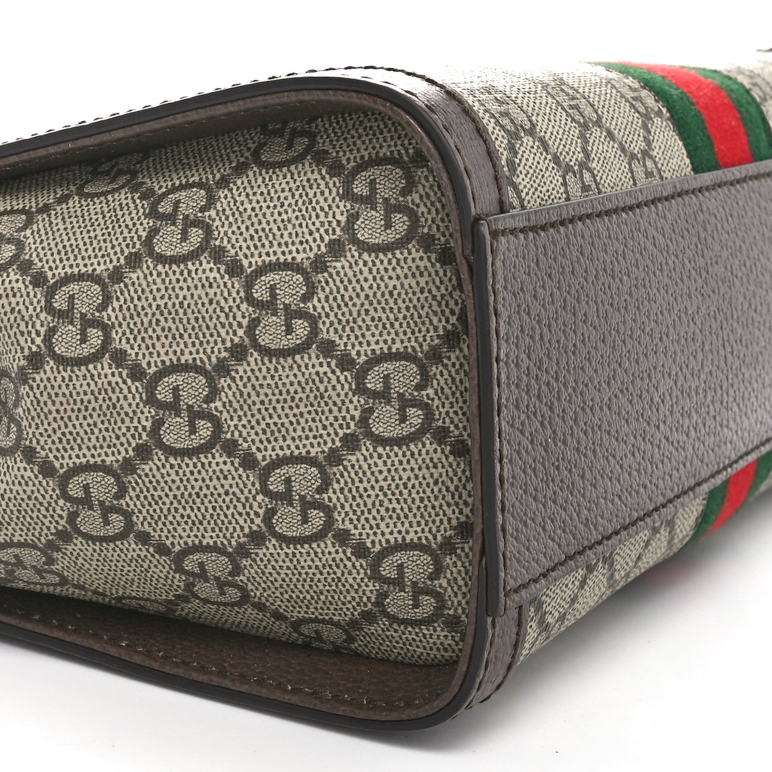 Gucci GG Supreme Monogram Small Ophidia Tote Bag Brown 9 of 11