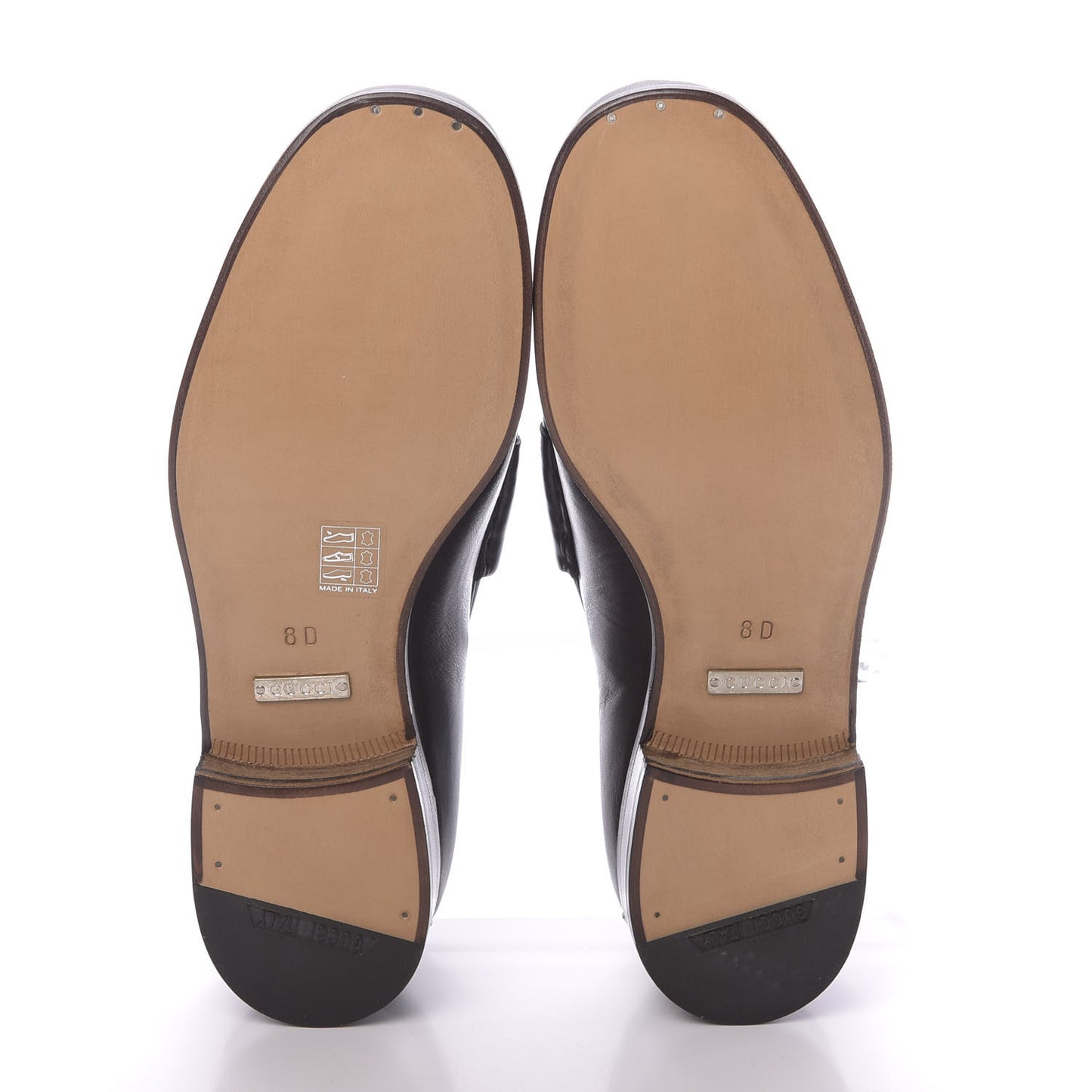 Calfskin Mens 1953 Horsebit Loafers 8 Marrone