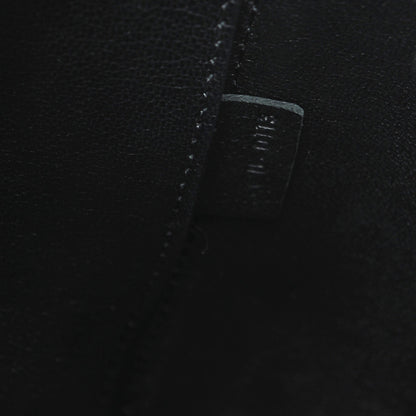 Celine Smooth Calfskin Medium Bi-Color Edge Shoulder Bag Black Navy 7 of 9