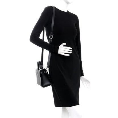 Christian Dior Grained Calfskin Mini Diorever Flap Black 2 of 7
