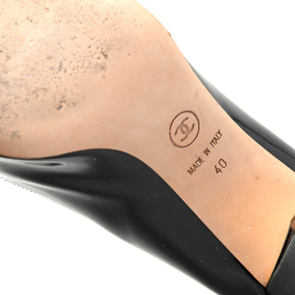 Chanel Patent CC Pumps 40 Black 9 of 11