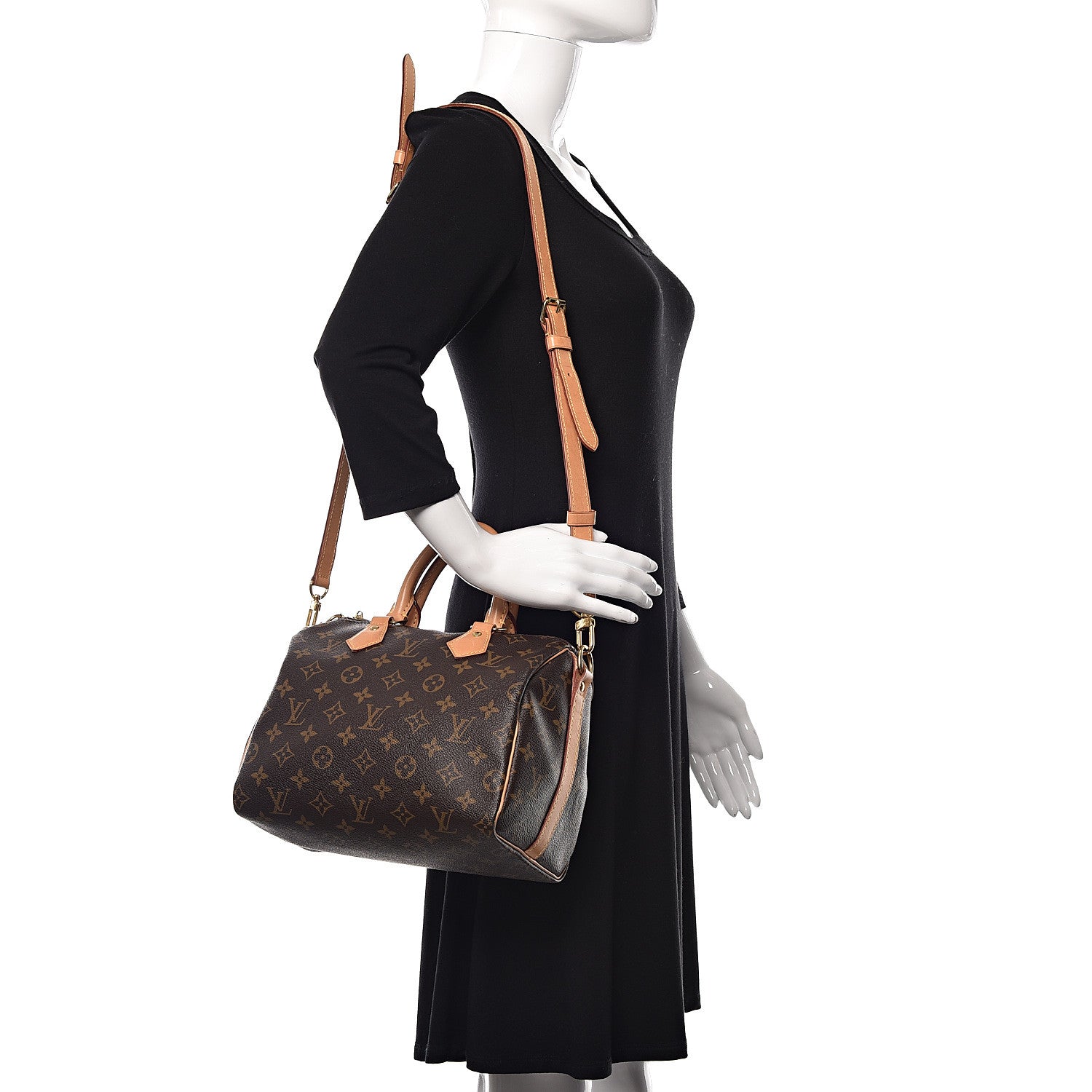 Louis Vuitton Monogram Speedy Bandouliere 25 2 of 13
