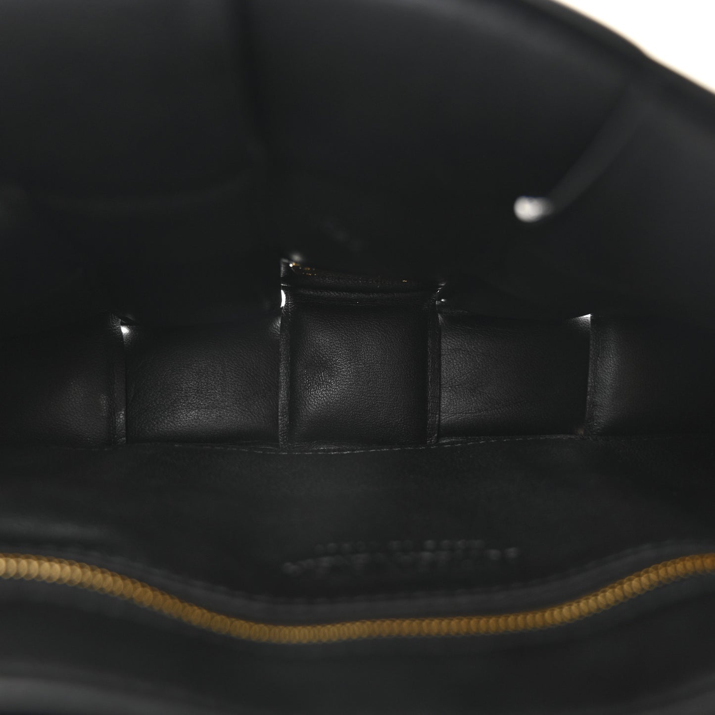 Lambskin Maxi Intreccio Padded Chain Cassette Crossbody Bag Black