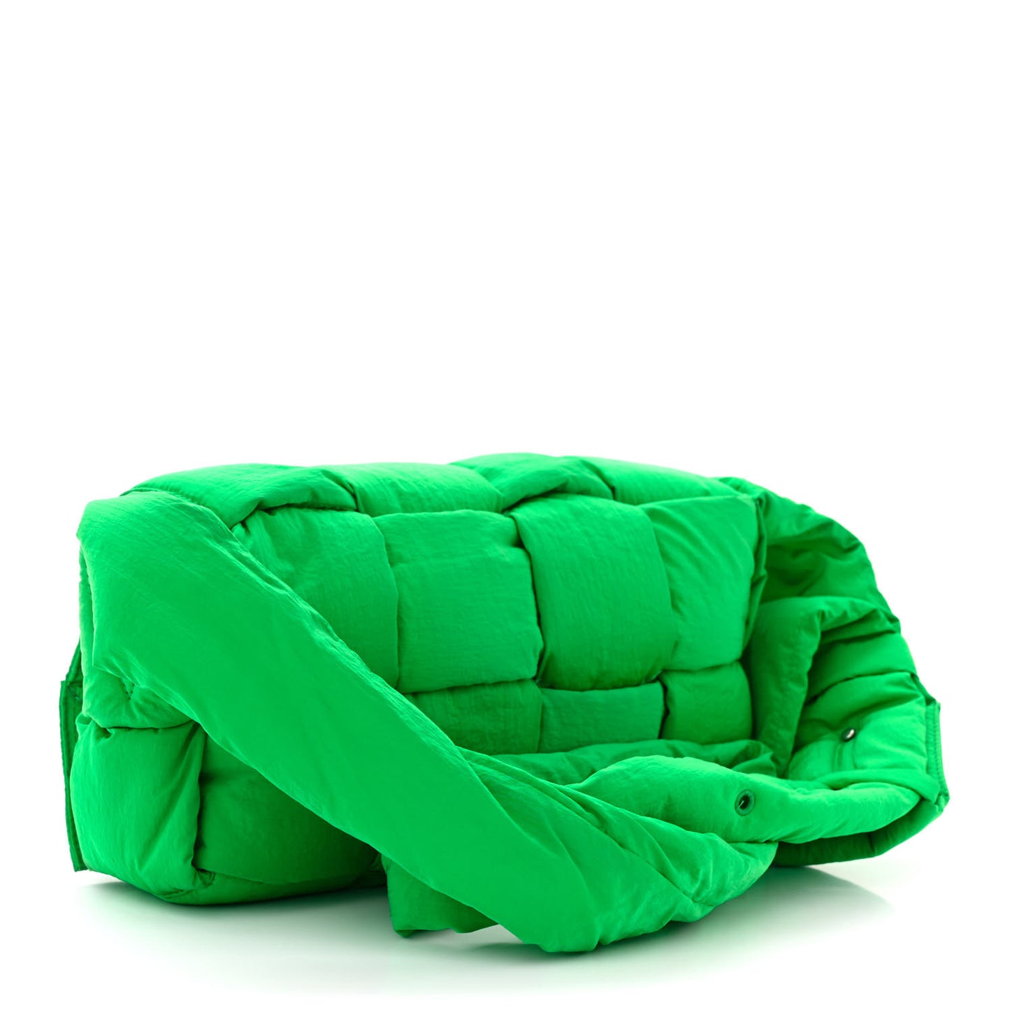 Nylon Intrecciato Padded Tech Cassette Bag Parakeet