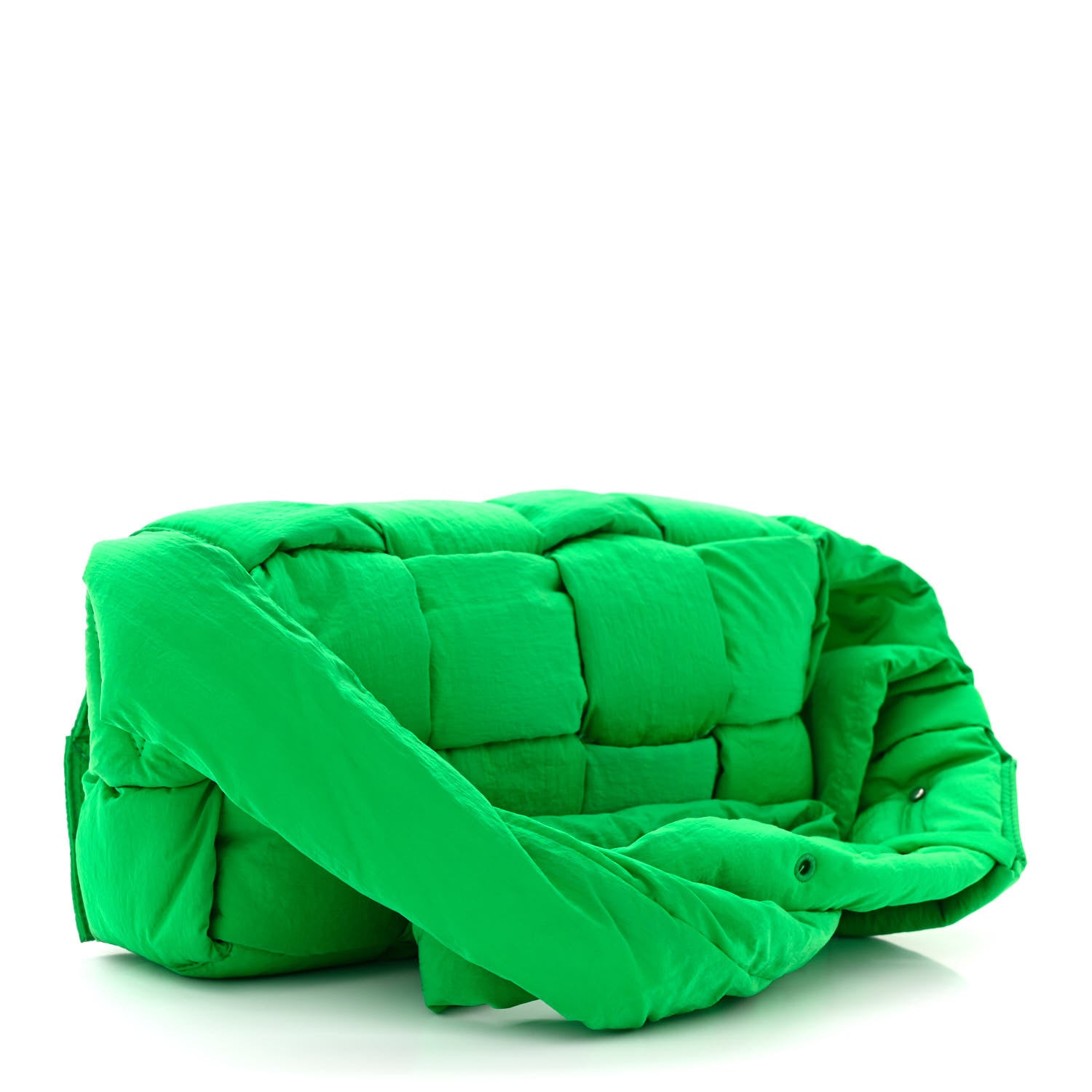 Bottega Veneta Nylon Intrecciato Padded Tech Cassette Bag Parakeet 4 of 16