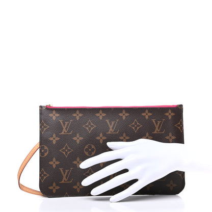 Louis Vuitton Monogram Neverfull MM GM Pochette Pivoine 2 of 7