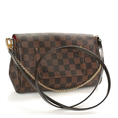 Louis Vuitton Damier Ebene Favorite MM 3 of 10