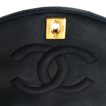 Chanel Lambskin Small Single Flap Navy 5 of 8