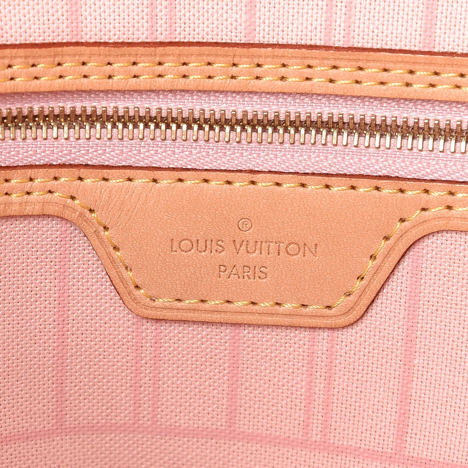 Louis Vuitton Damier Azur Neo Neverfull MM Rose Ballerine 7 of 10