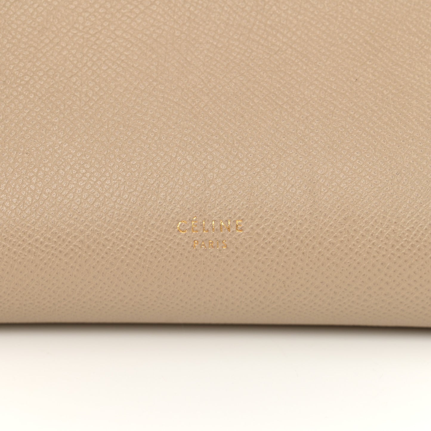 Baby Grained Calfskin Micro Belt Bag Light Taupe