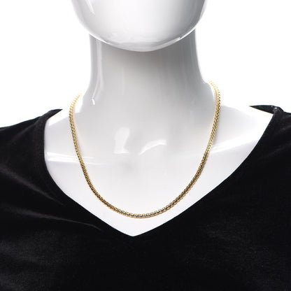 David Yurman 18K Yellow Gold 3.4mm Box Chain Necklace 20" 2 of 5