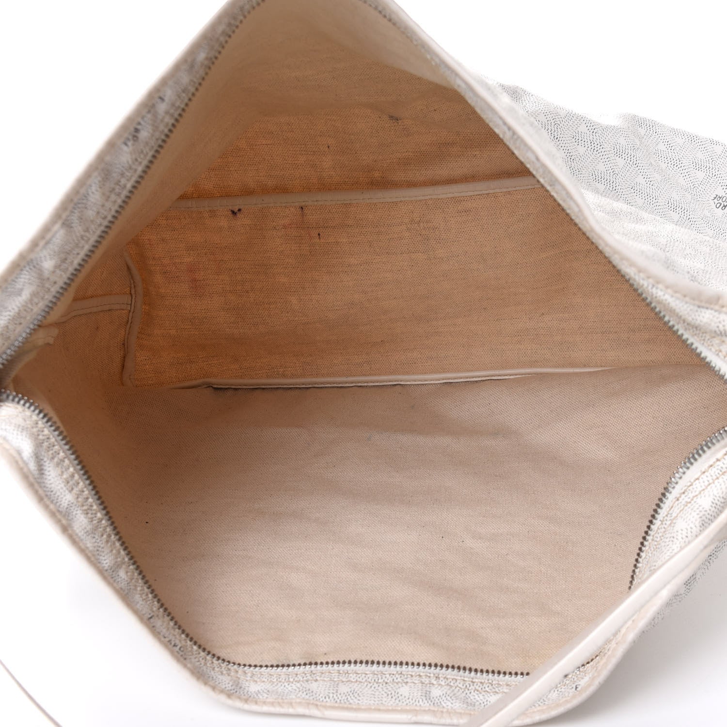 Goyard Goyardine Fidji Zip Hobo White 5 of 10