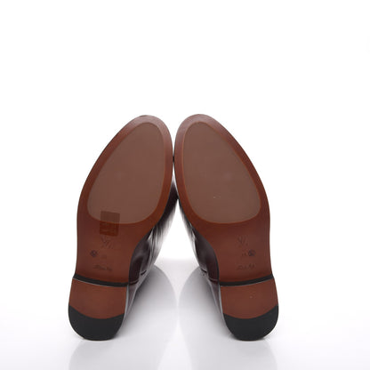 Louis Vuitton Heritage Flat High Boots 39 Bordeaux 5 of 7