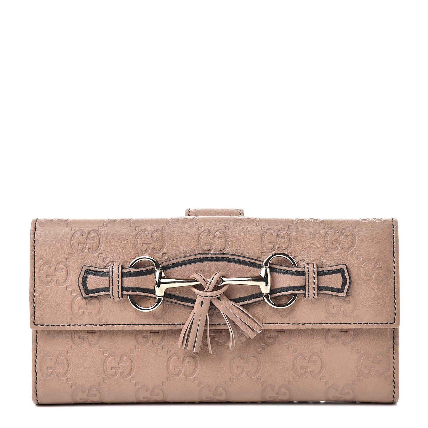 Guccissima Emily Continental Wallet Camelia