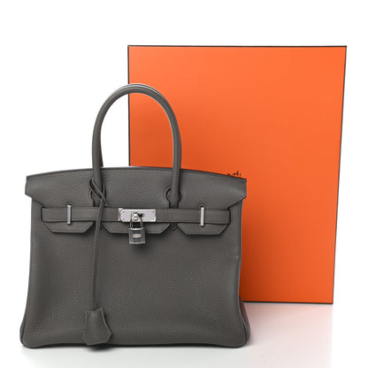 Hermes Togo Birkin 30 Etain 10 of 10