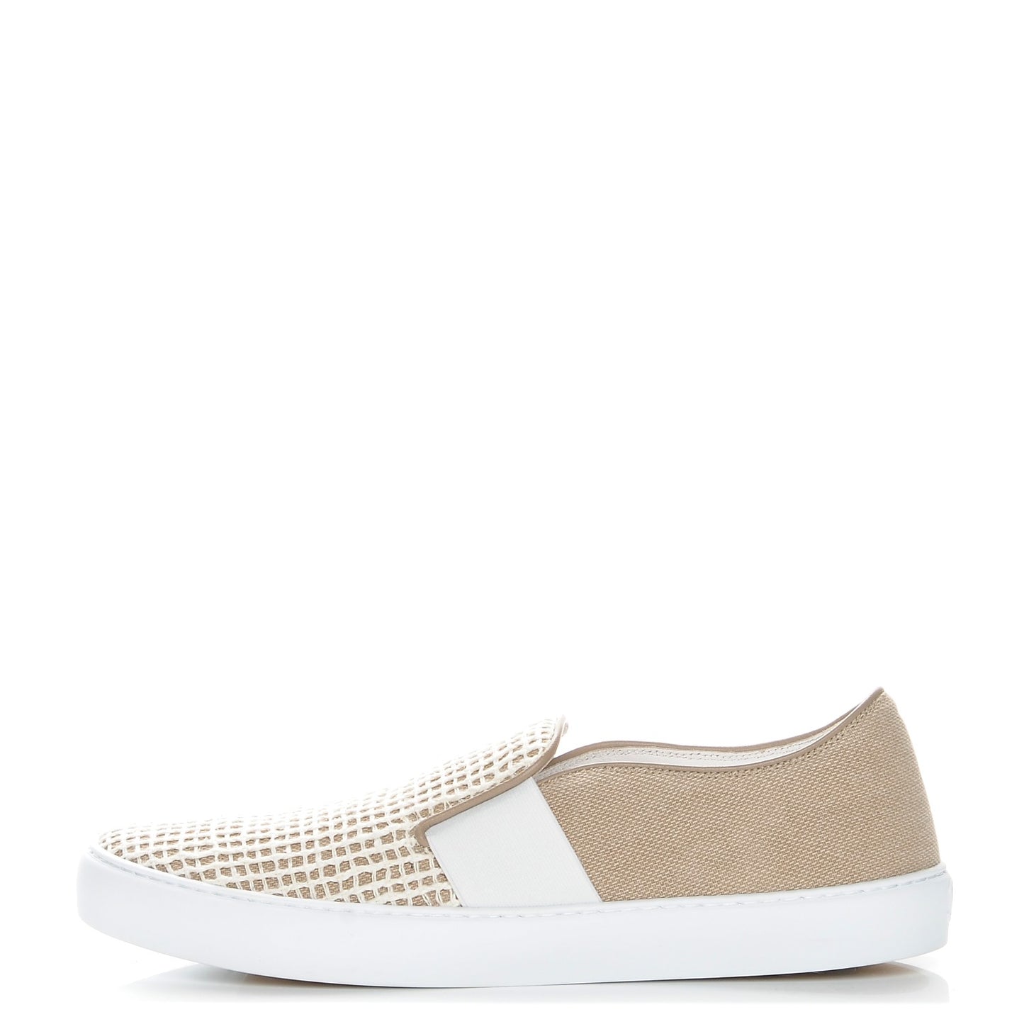 Fabric Mesh Sneakers 41 Beige