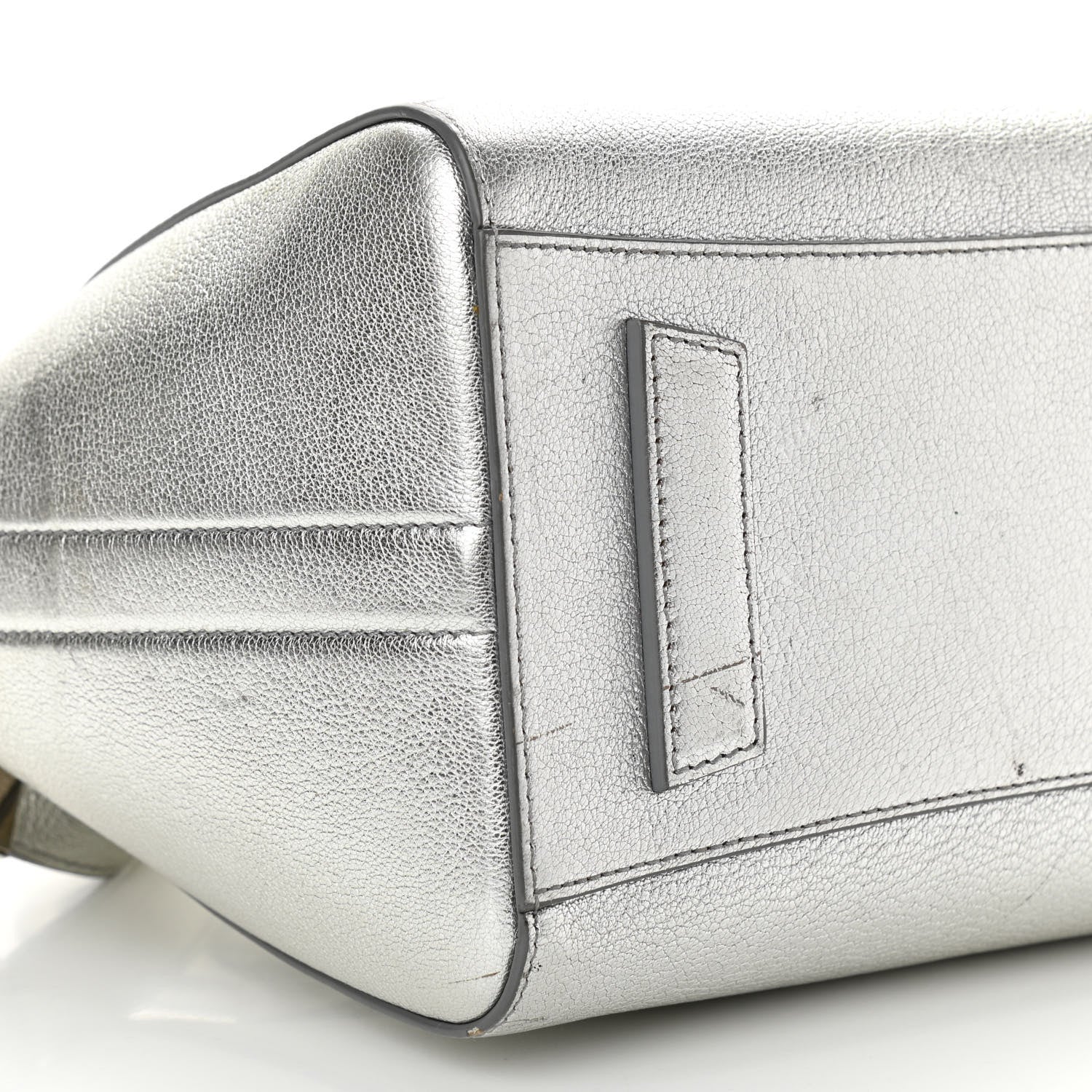 Givenchy Metallic Sugar Goatskin Small Antigona Silver 5 of 18