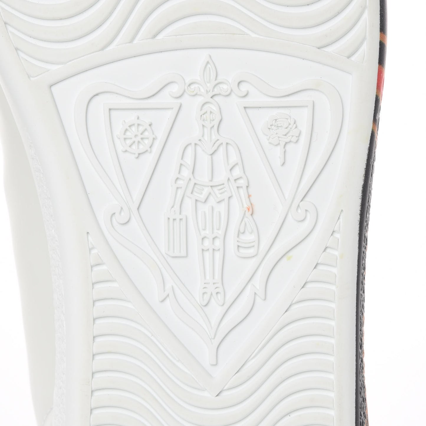 Miro Soft Calfskin Interlocking G Womens New Ace Sneakers 36.5 White Red Flame Green