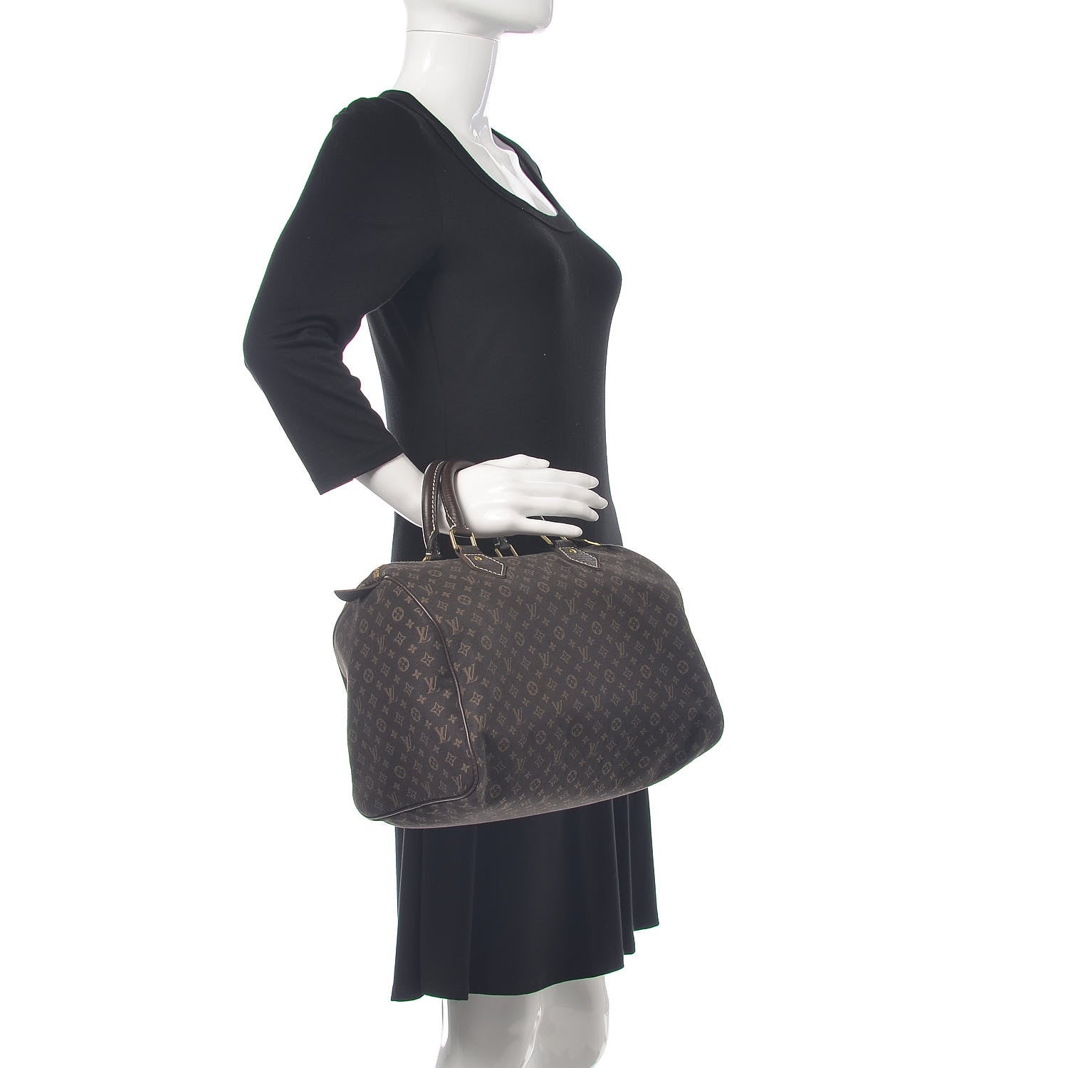 Louis Vuitton Mini Lin Speedy 30 Ebene 2 of 12