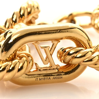 Louis Vuitton Chain Nautical Bracelet Gold 8 of 9
